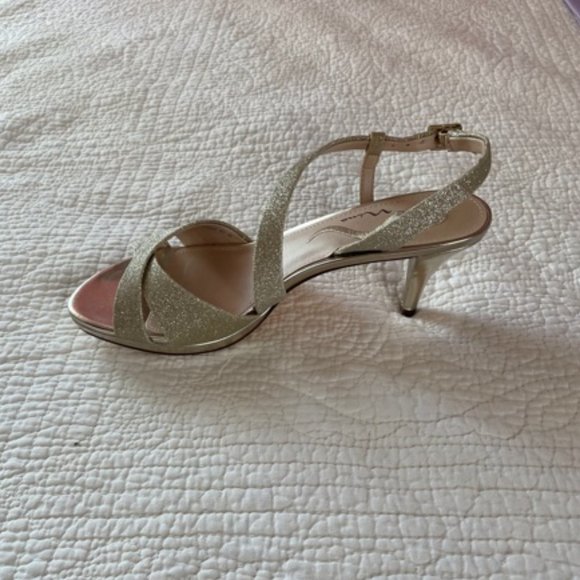 nina Shoes - Nina Sparkly Gold Strappy Heels